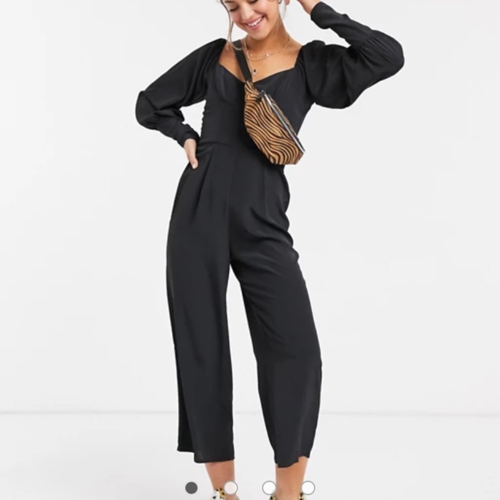 ASOS Square neck puff sleeve jumpsuit *REPOSHED BUT BRAND NEW**